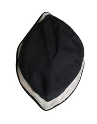 Dolce & Gabbana Black Cotton Plastic Fisherman Bucket Capello Men's Hat
