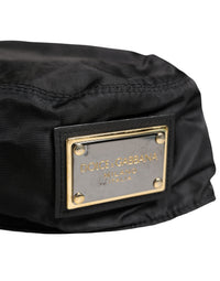 Dolce & Gabbana Men Black Plastic Fisherman Bucket Capello Men's Hat