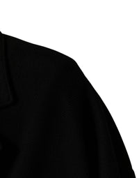 Dolce & Gabbana Black Double Breasted 2 Buttons Suit Men's Jacket