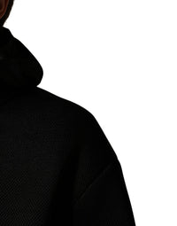 Dolce & Gabbana Men Black Hooded Full Zip Bomber Men's Jacket