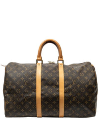 Louis Vuitton Louis Vuitton Brown Monogram Canvas Keepall (Authentic Pre-Loved)