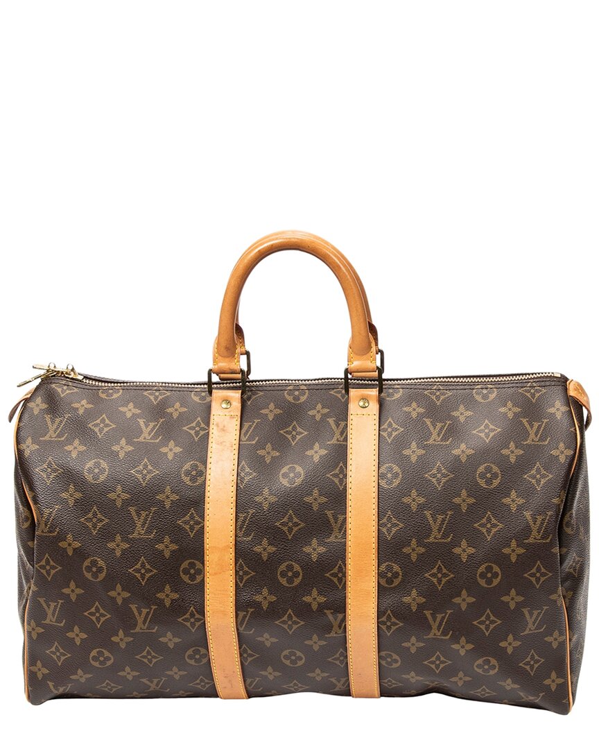 Louis Vuitton Louis Vuitton Brown Monogram Canvas Keepall (Authentic Pre-Loved)