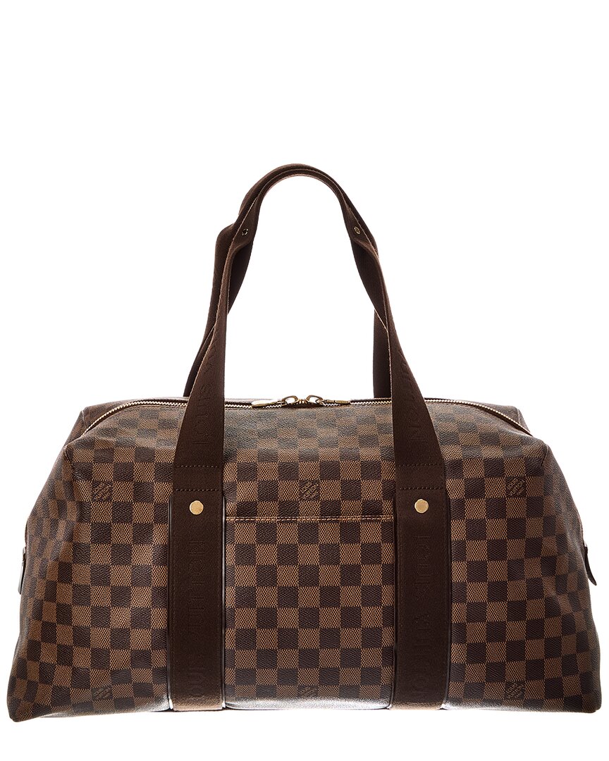 Louis Vuitton Louis Vuitton Brown Coated Canvas Weekender Mm (Authentic Pre-Loved)