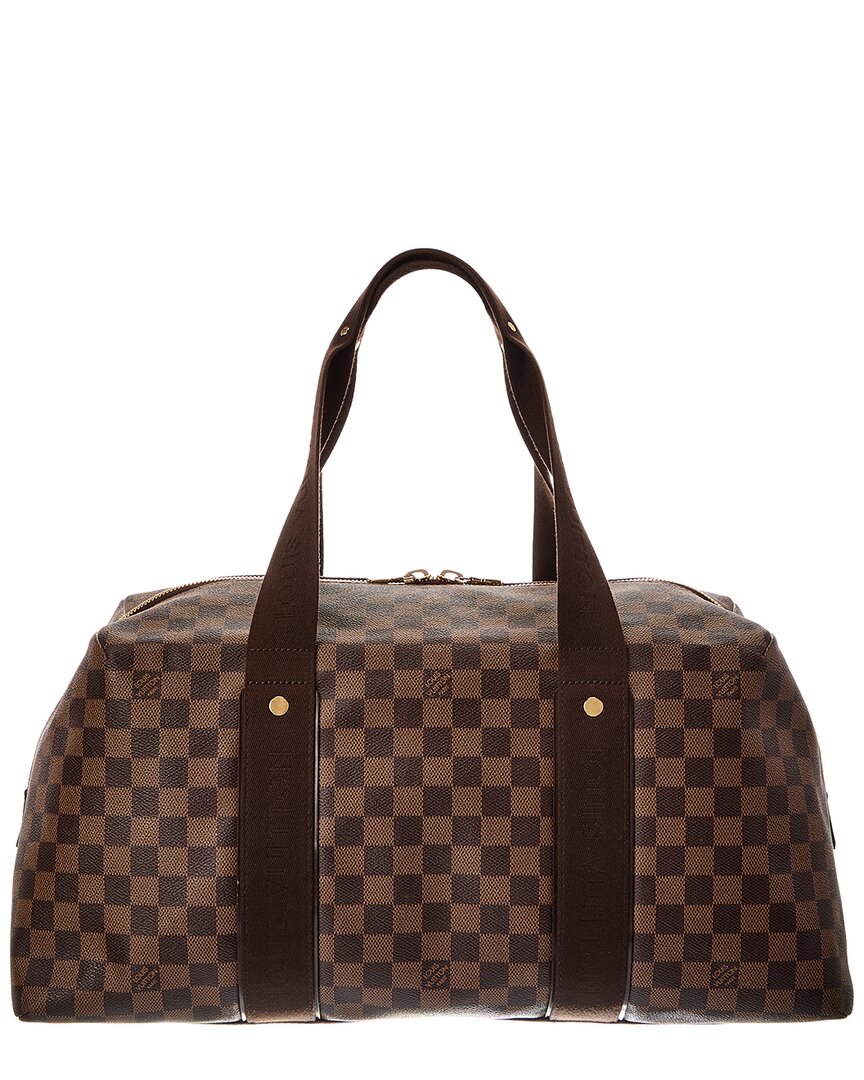 Louis Vuitton Louis Vuitton Brown Coated Canvas Weekender Mm (Authentic Pre-Loved)