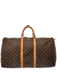 Louis Vuitton Brown Monogram Canvas Keepall (Authentic Pre-Loved)