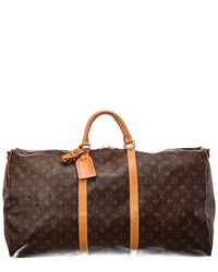 Louis Vuitton Louis Vuitton Brown Monogram Canvas Keepall (Authentic Pre-Loved)