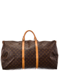 Louis Vuitton Louis Vuitton Brown Monogram Canvas Keepall (Authentic Pre-Loved)