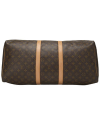 Louis Vuitton Louis Vuitton Brown Monogram Canvas Keepall 55 (Authentic Pre-Loved)