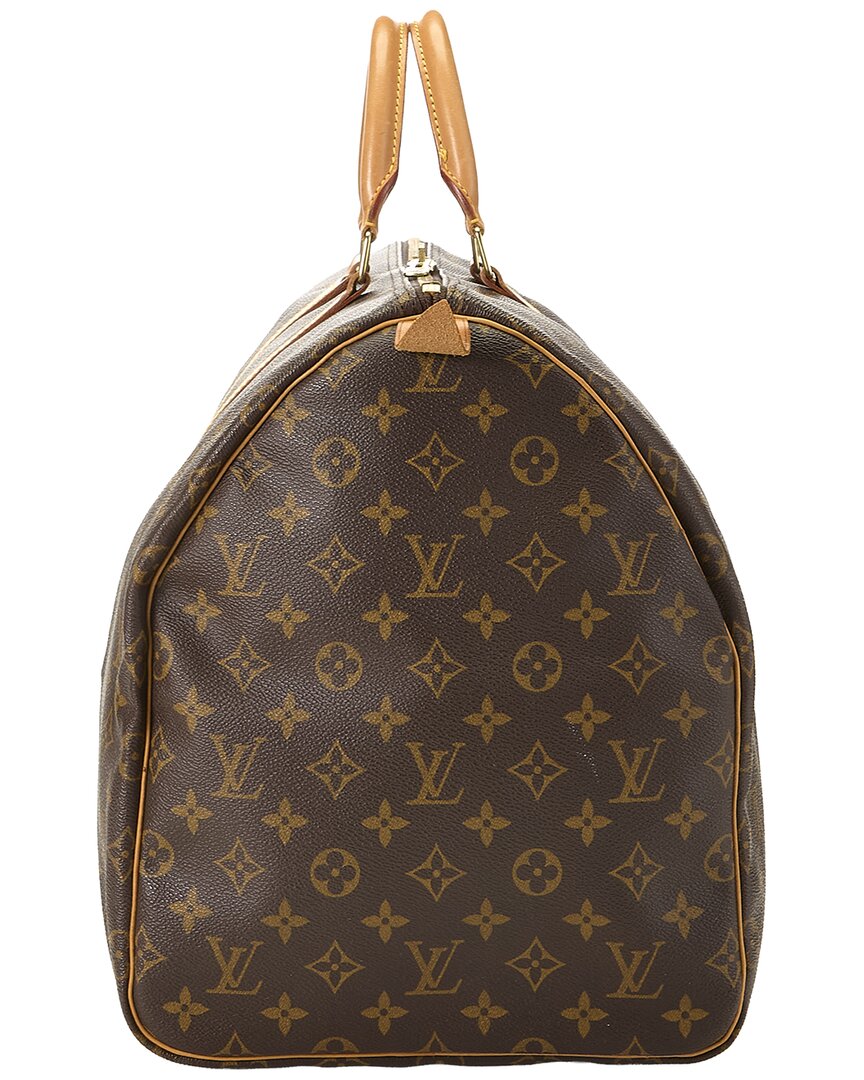 Louis Vuitton Louis Vuitton Brown Monogram Canvas Keepall 55 (Authentic Pre-Loved)