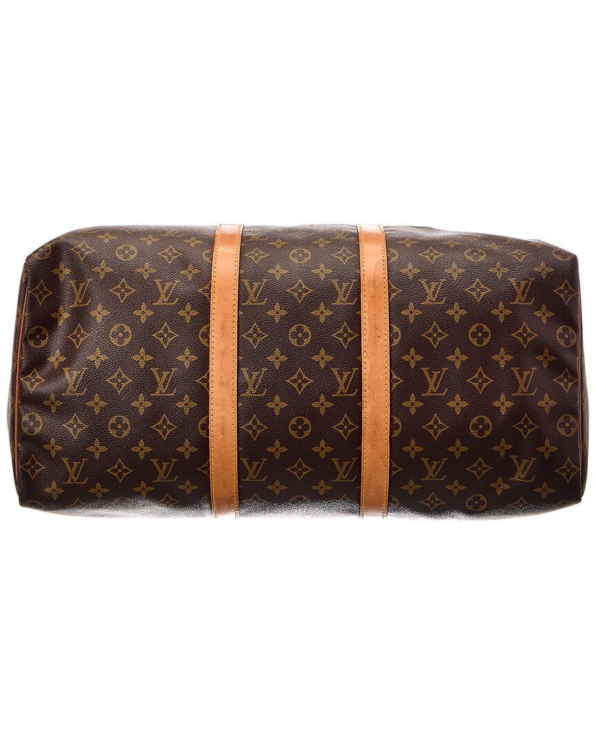 Louis Vuitton Louis Vuitton Brown Monogram Canvas Keepall 50 (Authentic Pre-Loved)