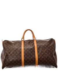 Louis Vuitton Louis Vuitton Brown Monogram Canvas Keepall 60 (Authentic Pre-Loved)