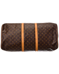 Louis Vuitton Louis Vuitton Brown Monogram Canvas Keepall 60 (Authentic Pre-Loved)