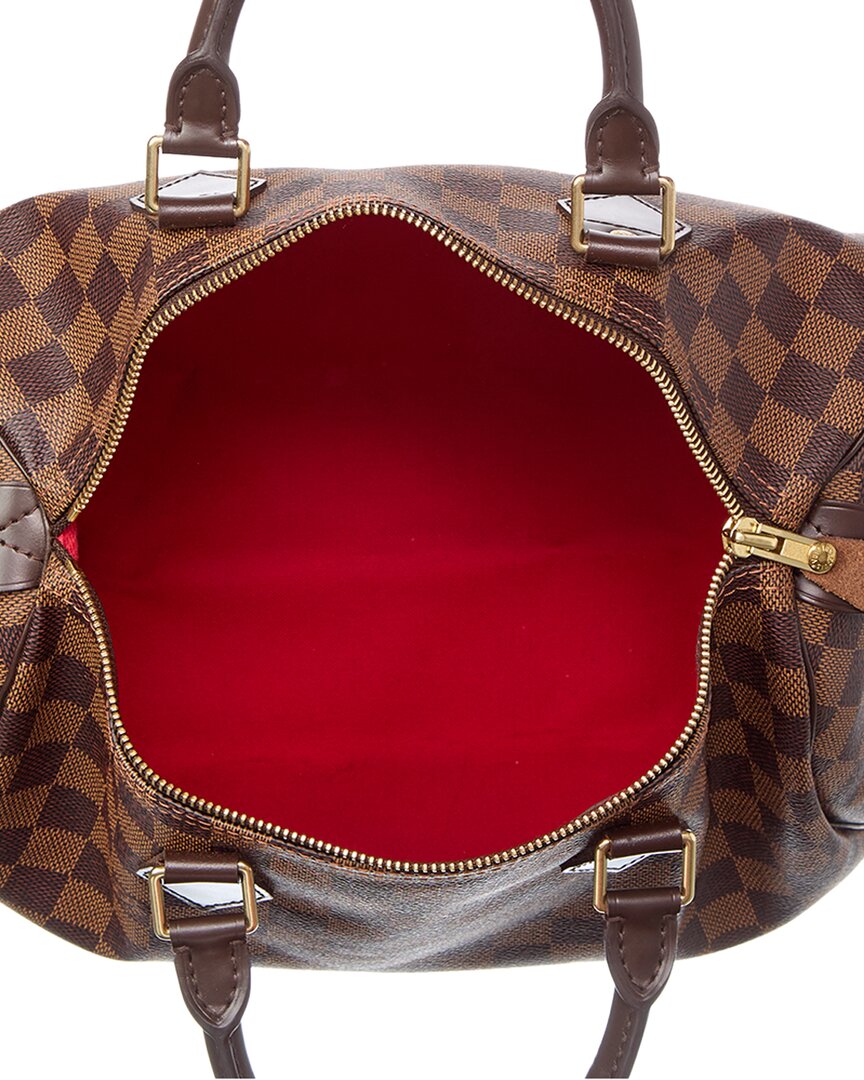 Louis Vuitton Louis Vuitton Brown Damier Ebene Coated Canvas Speedy 30 (Authentic Pre-Loved)
