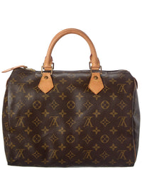 Louis Vuitton Louis Vuitton Brown Monogram Coated Canvas Speedy 30 (Authentic Pre-Loved)