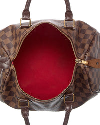 Louis Vuitton Louis Vuitton Brown Damier Ebene Coated Canvas Speedy 25 (Authentic Pre-Loved)