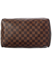 Louis Vuitton Brown Damier Ebene Coated Canvas Speedy 25 (Authentic Pre-Loved)
