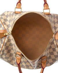 Louis Vuitton Louis Vuitton White Damier Azur Coated Canvas Speedy 30 (Authentic Pre-Loved)