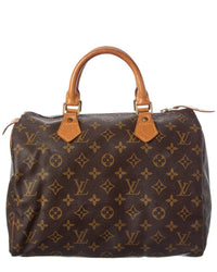Louis Vuitton Louis Vuitton Brown Monogram Coated Canvas Speedy 30 (Authentic Pre-Loved)
