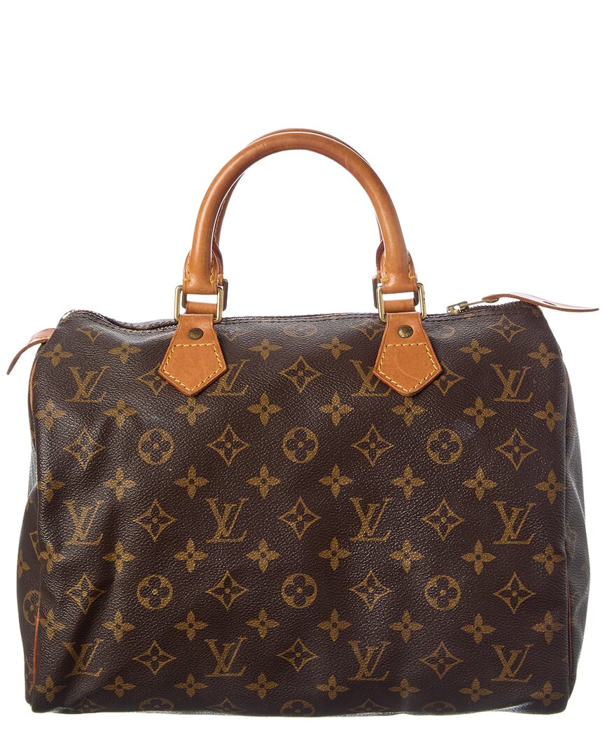 Louis Vuitton Louis Vuitton Brown Monogram Coated Canvas Speedy 30 (Authentic Pre-Loved)