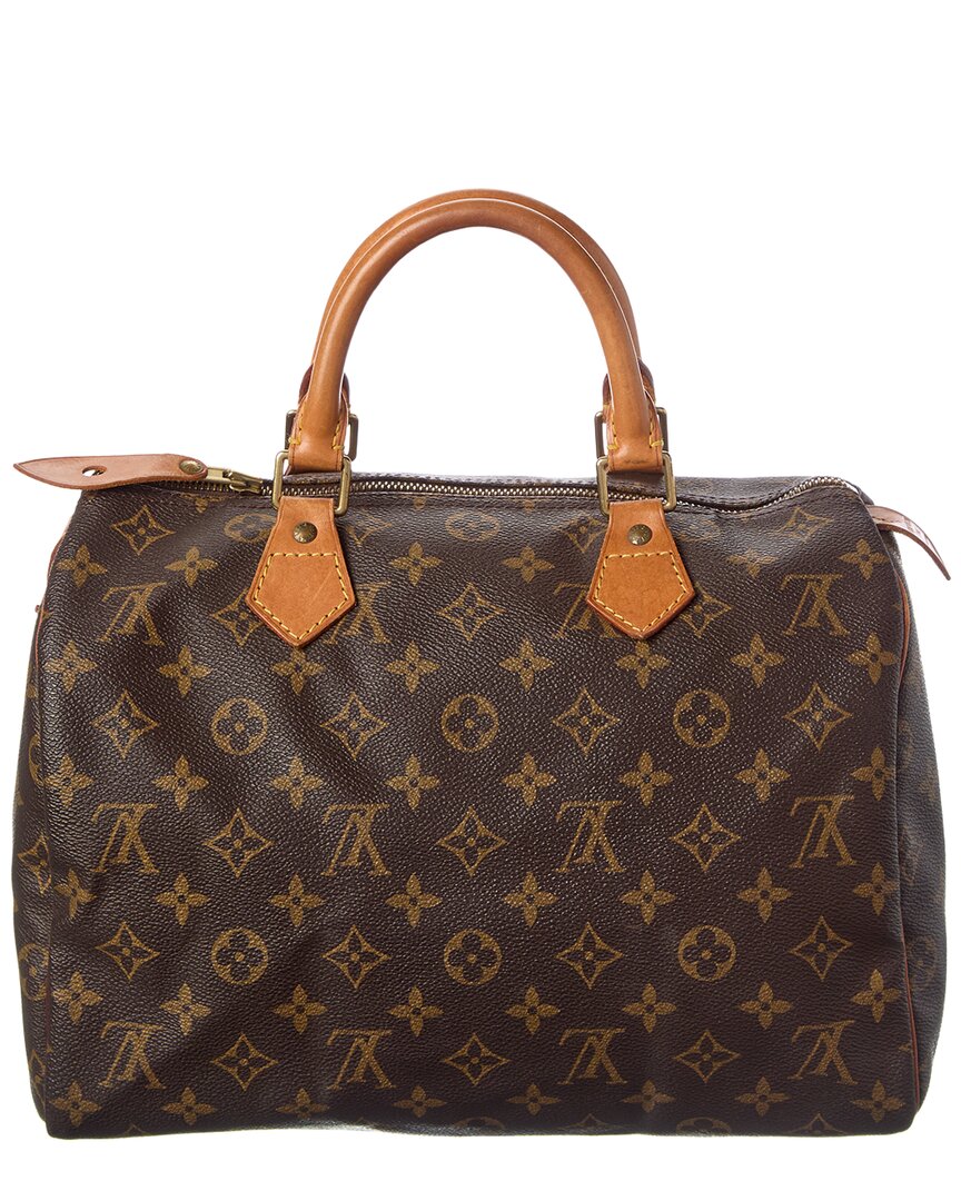 Louis Vuitton Louis Vuitton Brown Monogram Coated Canvas Speedy 30 (Authentic Pre-Loved)