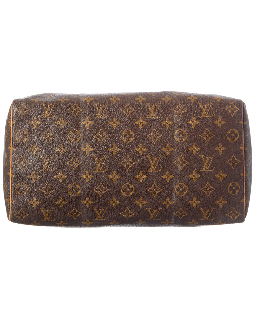 Louis Vuitton Louis Vuitton Brown Monogram Coated Canvas Speedy 35 (Authentic Pre-Loved)