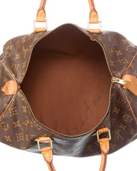 Louis Vuitton Louis Vuitton Brown Monogram Coated Canvas Speedy 35 (Authentic Pre-Loved)