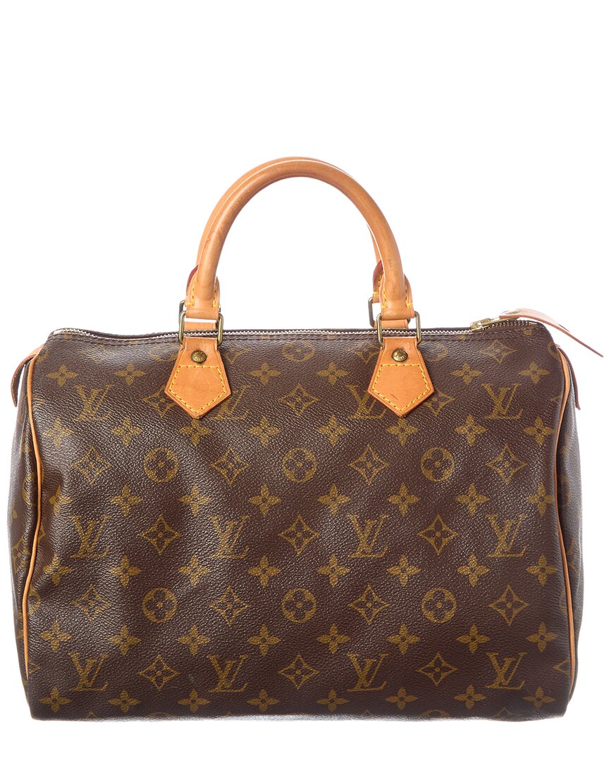 Louis Vuitton Louis Vuitton Brown Monogram Coated Canvas Speedy 30 (Authentic Pre-Loved)