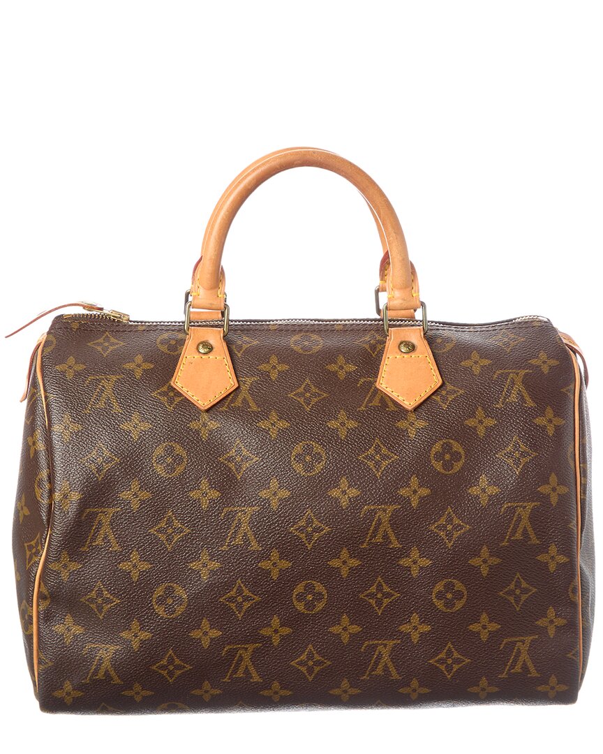 Louis Vuitton Louis Vuitton Brown Monogram Coated Canvas Speedy 30 (Authentic Pre-Loved)