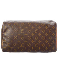 Louis Vuitton Louis Vuitton Brown Monogram Coated Canvas Speedy 30 (Authentic Pre-Loved)