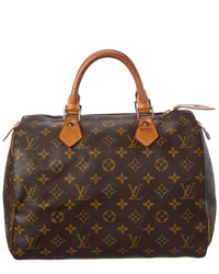 Louis Vuitton Louis Vuitton Brown Monogram Coated Canvas Speedy 30 (Authentic Pre-Loved)