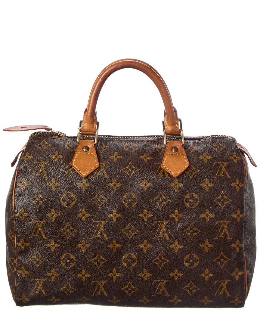 Louis Vuitton Louis Vuitton Brown Monogram Coated Canvas Speedy 30 (Authentic Pre-Loved)