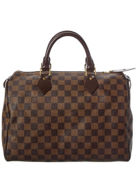 Louis Vuitton Louis Vuitton Brown Damier Ebene Coated Canvas Speedy 30 (Authentic Pre-Loved)