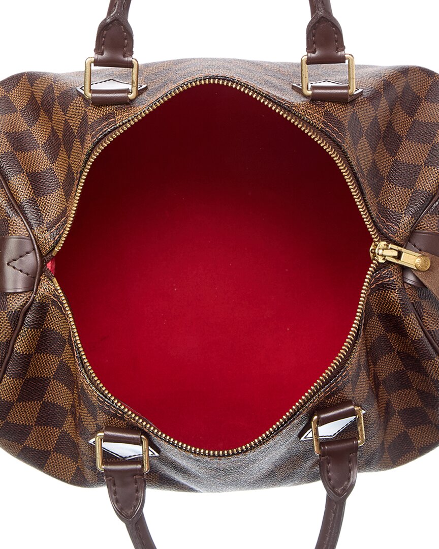 Louis Vuitton Louis Vuitton Brown Damier Ebene Coated Canvas Speedy 30 (Authentic Pre-Loved)
