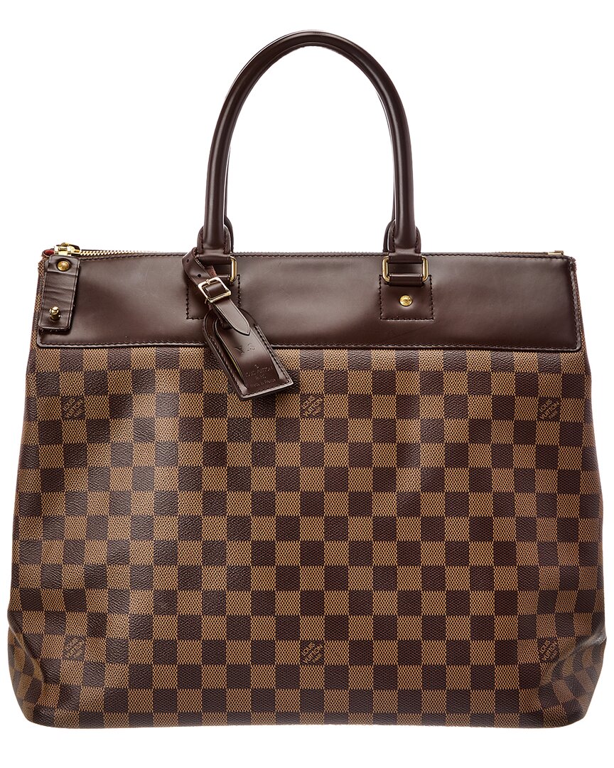 Louis Vuitton Louis Vuitton Brown Damier Ebene Coated Canvas Greenwich Pm (Authentic