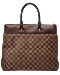 Louis Vuitton Louis Vuitton Brown Damier Ebene Coated Canvas Greenwich Pm (Authentic