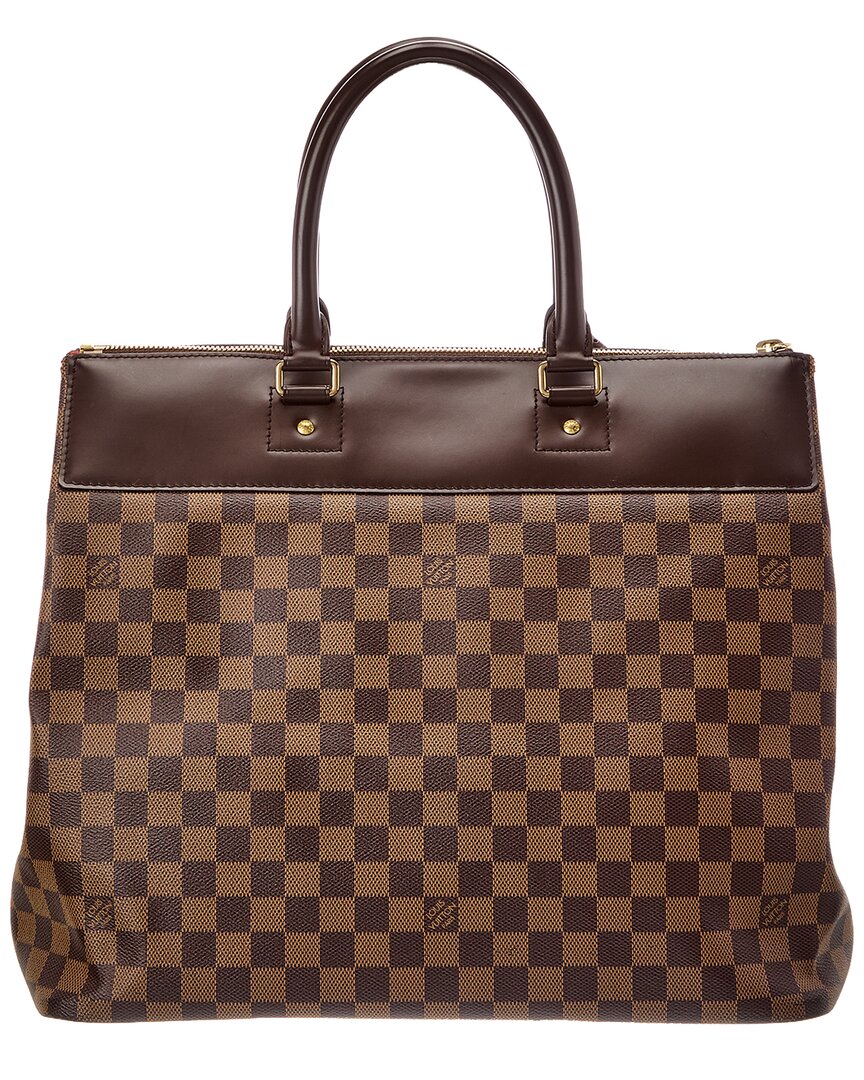 Louis Vuitton Louis Vuitton Brown Damier Ebene Coated Canvas Greenwich Pm (Authentic