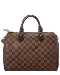 Louis Vuitton Louis Vuitton Brown Damier Ebene Coated Canvas Speedy 30 (Authentic Pre-Loved)