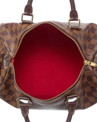 Louis Vuitton Louis Vuitton Brown Damier Ebene Coated Canvas Speedy 30 (Authentic Pre-Loved)