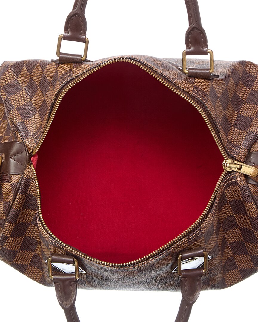 Louis Vuitton Louis Vuitton Brown Damier Ebene Coated Canvas Speedy 30 (Authentic Pre-Loved)