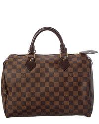 Louis Vuitton Louis Vuitton Brown Damier Ebene Coated Canvas Speedy 30 (Authentic Pre-Loved)