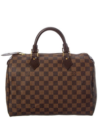 Louis Vuitton Louis Vuitton Brown Damier Ebene Coated Canvas Speedy 30 (Authentic Pre-Loved)