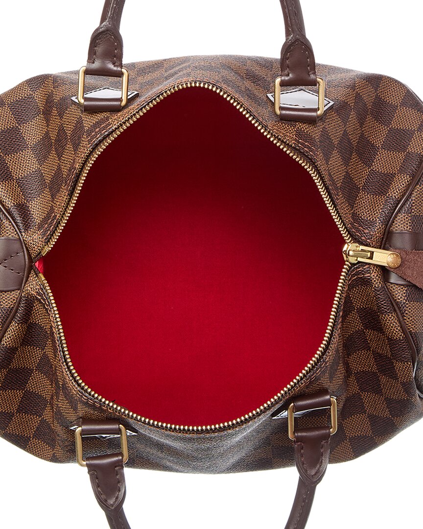 Louis Vuitton Louis Vuitton Brown Damier Ebene Coated Canvas Speedy 30 (Authentic Pre-Loved)