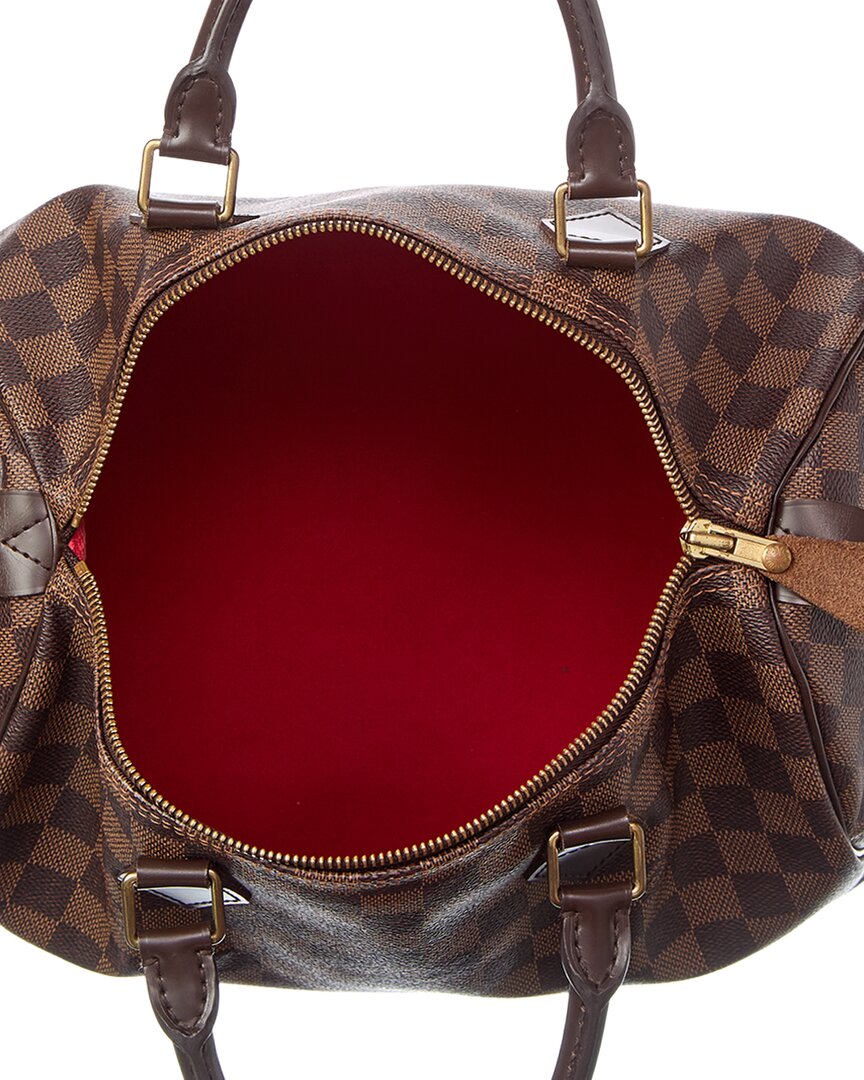 Louis Vuitton Louis Vuitton Brown Damier Ebene Coated Canvas Speedy 30 (Authentic Pre-Loved)