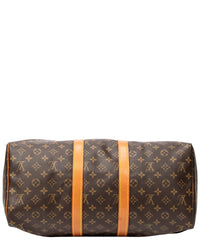 Louis Vuitton Louis Vuitton Brown Monogram Canvas Keepall 45 (Authentic Pre-Loved)