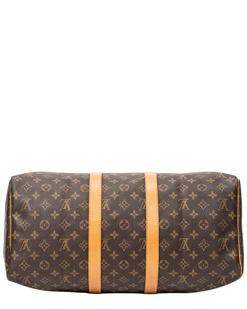 Louis Vuitton Louis Vuitton Brown Monogram Canvas Keepall 45 (Authentic Pre-Loved)