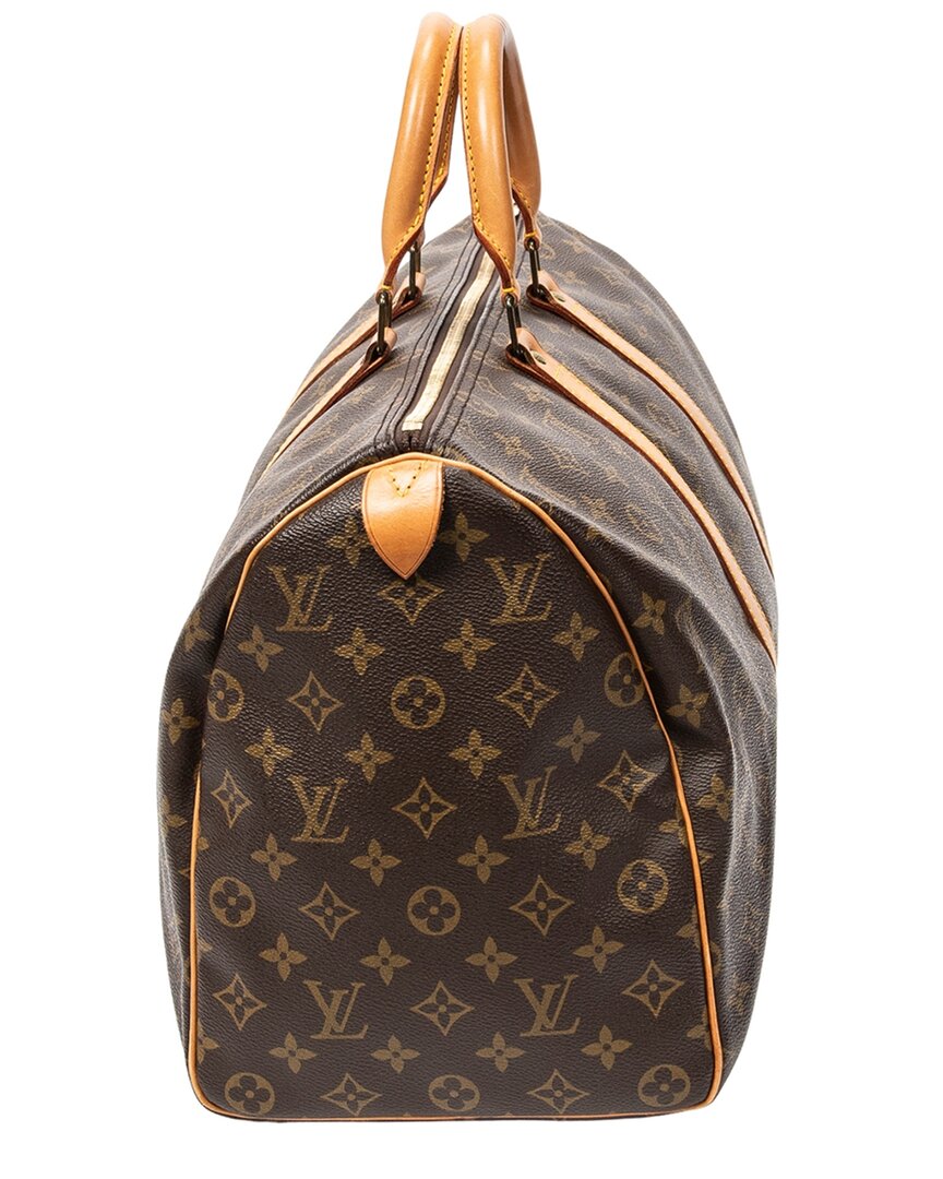 Louis Vuitton Louis Vuitton Brown Monogram Canvas Keepall 45 (Authentic Pre-Loved)