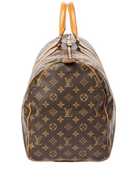 Louis Vuitton Louis Vuitton Brown Monogram Canvas Keepall 50 (Authentic Pre-Loved)