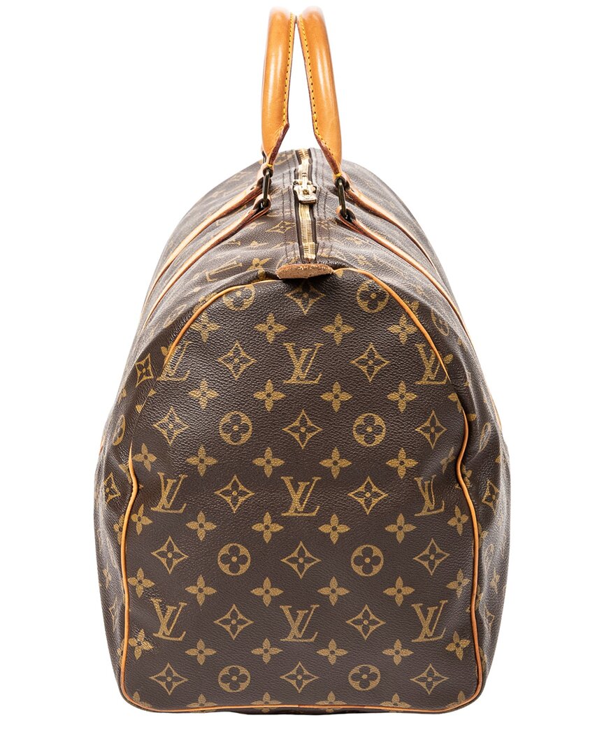 Louis Vuitton Louis Vuitton Brown Monogram Canvas Keepall 50 (Authentic Pre-Loved)