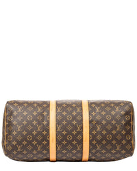 Louis Vuitton Louis Vuitton Brown Monogram Canvas Keepall 50 (Authentic Pre-Loved)