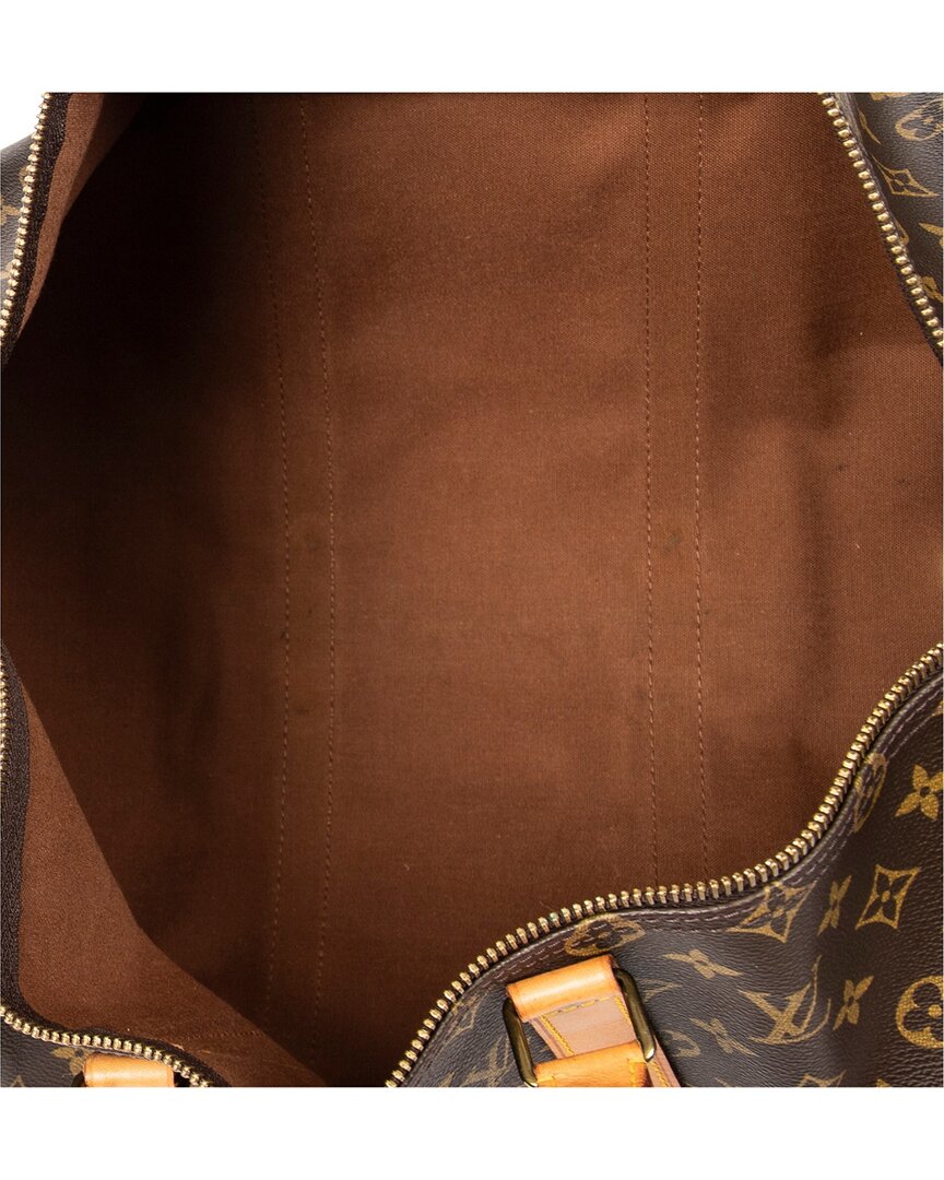 Louis Vuitton Louis Vuitton Brown Monogram Canvas Keepall 50 (Authentic Pre-Loved)